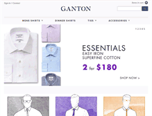 Tablet Screenshot of ganton.com.au